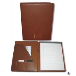 Custom Logo Letter Size Leatherette Portfolio / Pad Folio