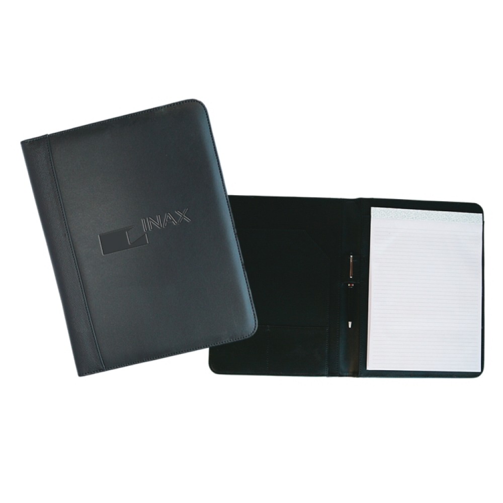 Custom Logo Simulated Leather Executive Portfolio   902874606 1000x1000 